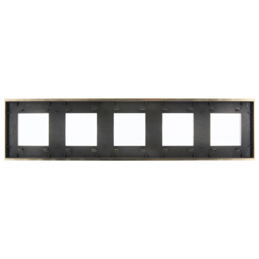 SKANDY Рамка 5-мест. SK-F35Sh металл шамп. IEK