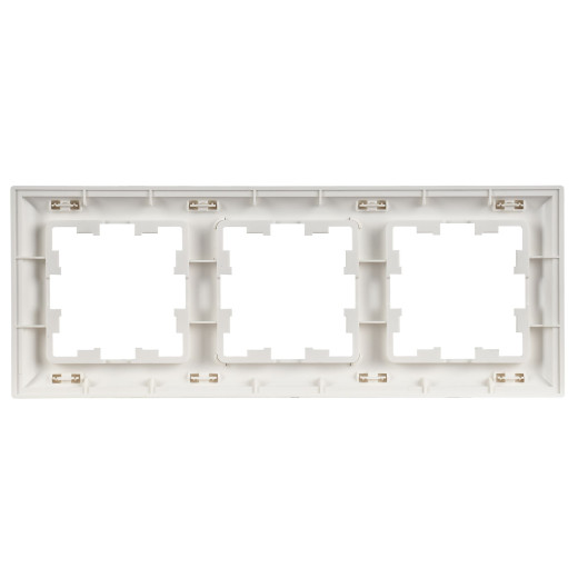 BRITE Рамка 3-мест. РУ-3-БрАБ а/б/бел. IEK