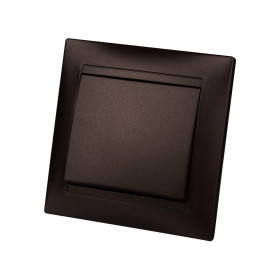 TDM Перекрестный выключатель 1-кл. 10А шоколад 