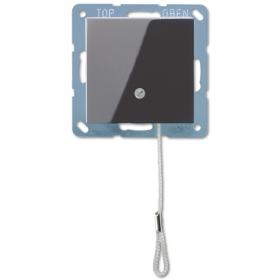 JUNG выключатель со шнурком, чёрный