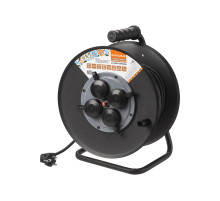 TDM Удлинитель силовой УХз16-004 (метал. катушка, А3, 4 места IP44/40 м КГ 4000 Вт) Народный УС1-43128