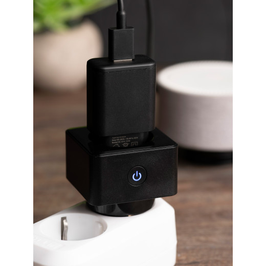 Умная розетка EKF Сonnect PRO Wi-Fi черная