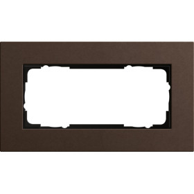 Gira ESP Lenoleum-Multiplex Коричневый Рамка 2-ая без перегородки