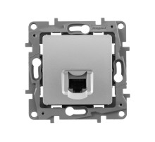 Legrand Etika Алюминий Розетка компьютерная RJ45, категория 5е UTP.