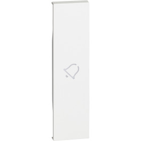 BT Living now Белый Лицевая панель с символом звонок для выключ и переключ 1 мод.