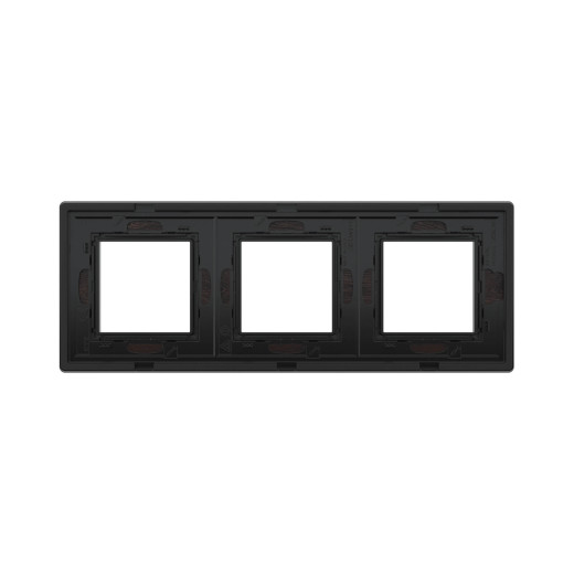 Рамка из натурального дерева 3 поста (6 мод.), Avanti, венге