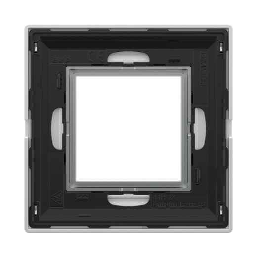 Рамка из металла 1 пост (2 мод.), Avanti, белая