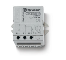 Finder Электронный диммер; 400Вт; ступенчатое диммирование; питание 230В АC (60Гц); монтаж в коробке; степень защиты IP20