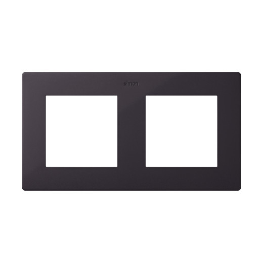 Рамка на 2 поста, графит