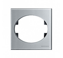 ABB NIE Tacto Стекло Серебро Рамка 1-ая