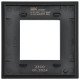 SKANDY Рамка 1-мест. SK-F31Bl металл черн. IEK