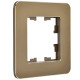 BRITE Рамка 1-мест. РУ-1-1-Бр металл латунь RE IEK