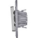 Выключатель двухклавишный - Legrand/Daccord Inspiria - 10АХ 250В безвинтовые зажимы - алюминий