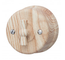 BIRONI Лизетта Пластик Карельская сосна Выключатель 2-кл