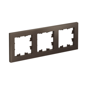 Systeme Electric AtlasDesign Мокко Рамка 3-ая, универсальная