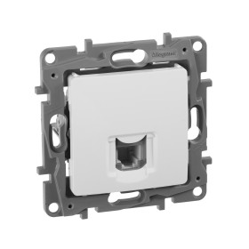 Legrand Etika Белый Розетка тел. (RJ11).