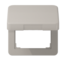 JUNG CD 500/CD plus Платина Крышка откидная для розеток и изделий 50х50