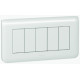 Рамка - Программа Mosaic - 5 модулей - горизонтальная - белая