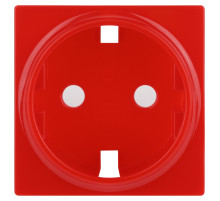 ЭРА Накладка для розетки Серия 12 12-6301-23 на 12-2101, 12-2102, 14-2101, 14-2102 сменная, красный