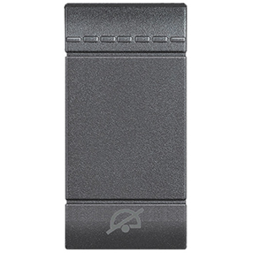 Livinglight Клавиша Не беспокоить, размер 1 модуль, цвет антрацит