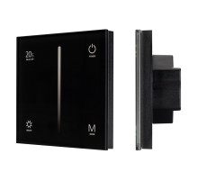 Arlight Панель SMART-P36-DIM-IN Black (230V, 1.2A, TRIAC, Sens, 2.4G) (IP20 Пластик, 5 лет)
