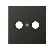 JUNG EcoProfi Черный матовый Накладка для розетки TV-FM