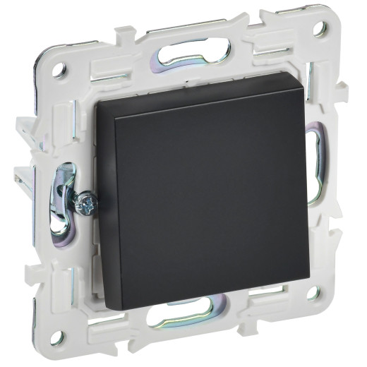 SKANDY Выключ. 1-кл. 10А SK-V01Bl черн. IEK