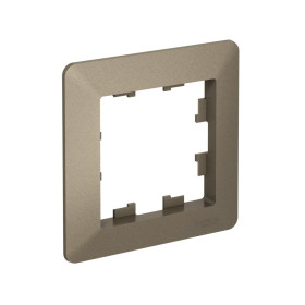 Systeme Electric AtlasDesign Air Шампань/дымчатый черный Рамка 1-ая