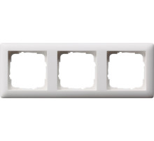 Gira Standard 55 Бел матовый Рамка 3-ая