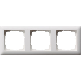 Gira Standard 55 Бел матовый Рамка 3-ая