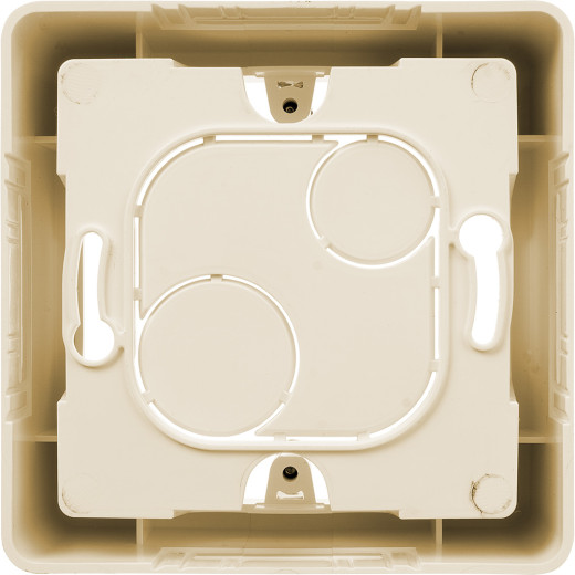 Коробка для накладного монтажа 1 пост - Legrand/Daccord Inspiria - слоновая кость