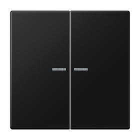 JUNG LS 990 Черный матовый Клавиша 2-ая с подсветкой