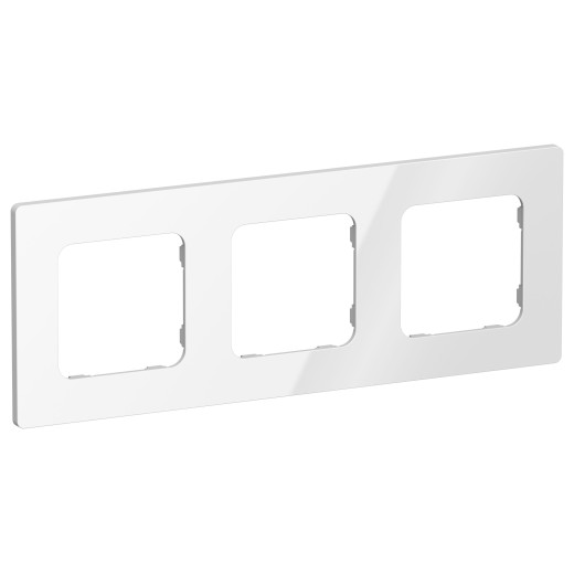 FLITE Рамка 3-мест. РУ-3-К-ФлБ бел. IEK