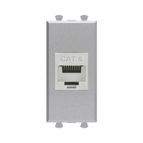 DKC Avanti Компьютерная розетка RJ-45 без шторки модульная, кат.6 экранированная, 