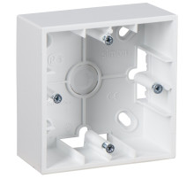 Simon 15 Белая Коробка 1-ая для наружного монтажа