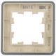 BRITE Рамка 1-мест. РУ-1-2-Бр стекло песчаный RE IEK