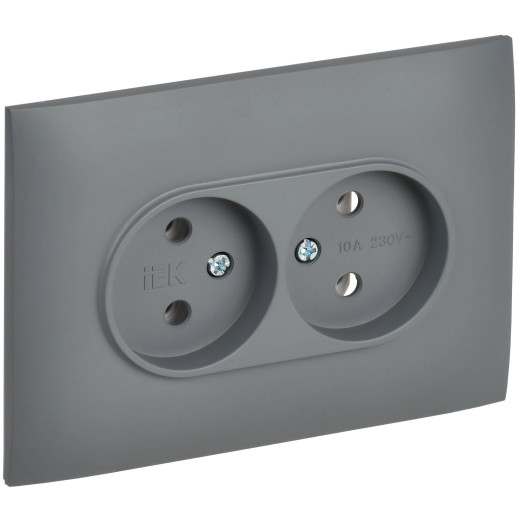 SKANDY Роз. 2-я без з/к/ш 10А в сб. SK-R10Gr сер. IEK