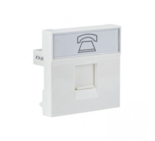 EKF PROxima Розетка RJ-11 (ширина 2 модуля).