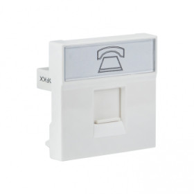 EKF PROxima Розетка RJ-11 (ширина 2 модуля).