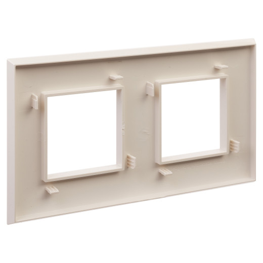 Рамка 2 поста (4 мод.), Avanti, ванильная дымка