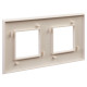 Рамка 2 поста (4 мод.), Avanti, ванильная дымка