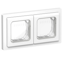 FLITE Рамка 2-мест. IP55 Рпро-2-55-ФлБ бел. IEK