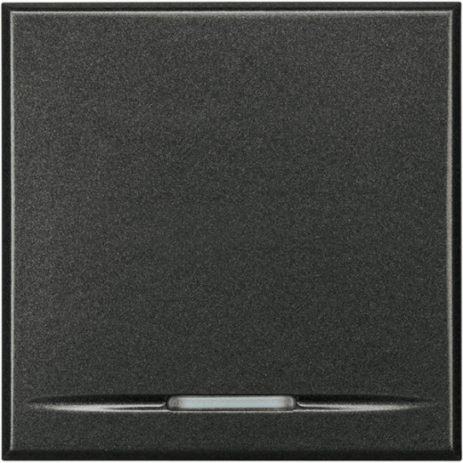 Axolute Переключатель промежуточный 1Р 16 А 250 В~ – 2 модуля, цвет антрацит