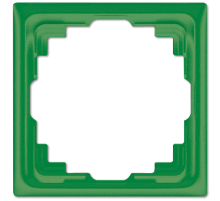 JUNG Рамка для инсталляции в кабельных каналах, однократная зеленая
