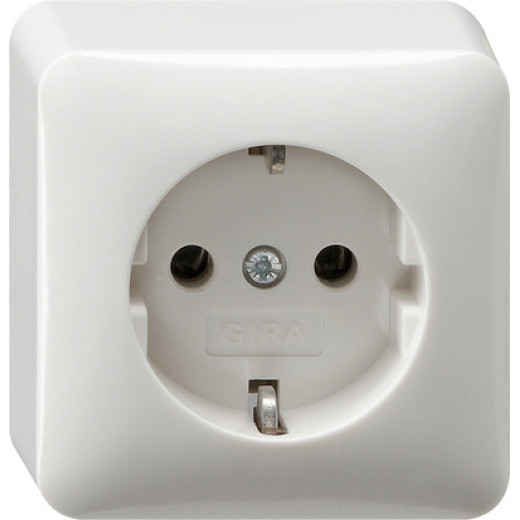 Розетка с з/к IP20
