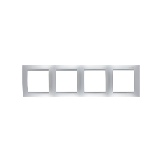 Simon 15 Алюминий Рамка 4-я