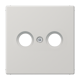 JUNG LS 990 Светло-серая Накладка TV-FM розетки