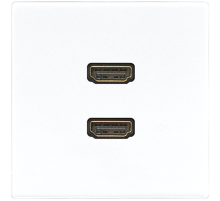 JUNG 2 x HDMI, белый