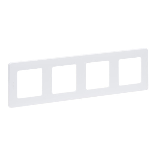 Рамка 4 поста - Legrand/Daccord Inspiria - белый