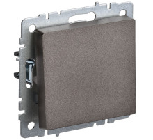 IEK BRITE BASE Темн.бронза Выключ. 1-кл 10А ВС10-1-0-БрТБ